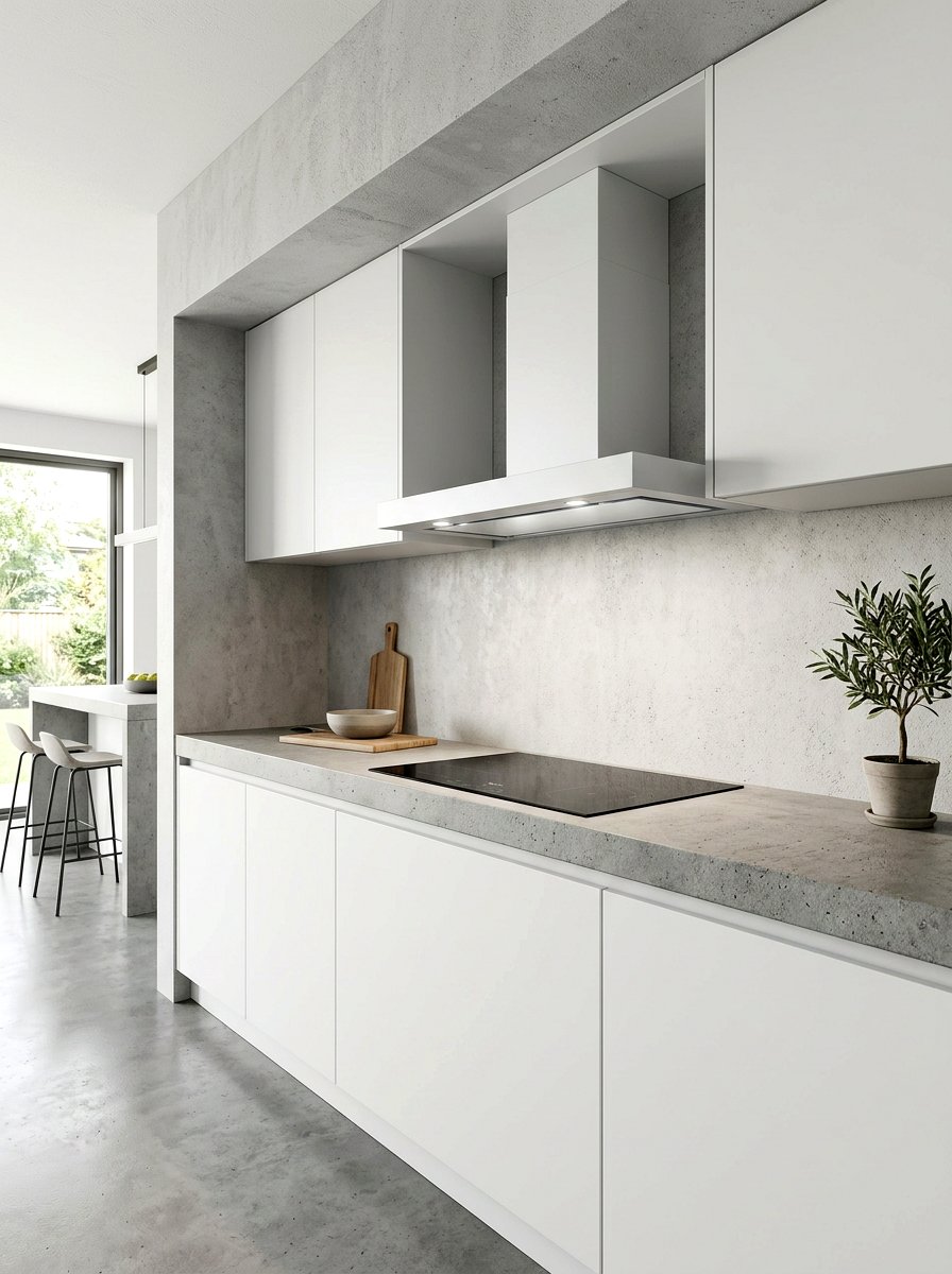 Modern Minimalist Range Hood - 30 range hood design ideas