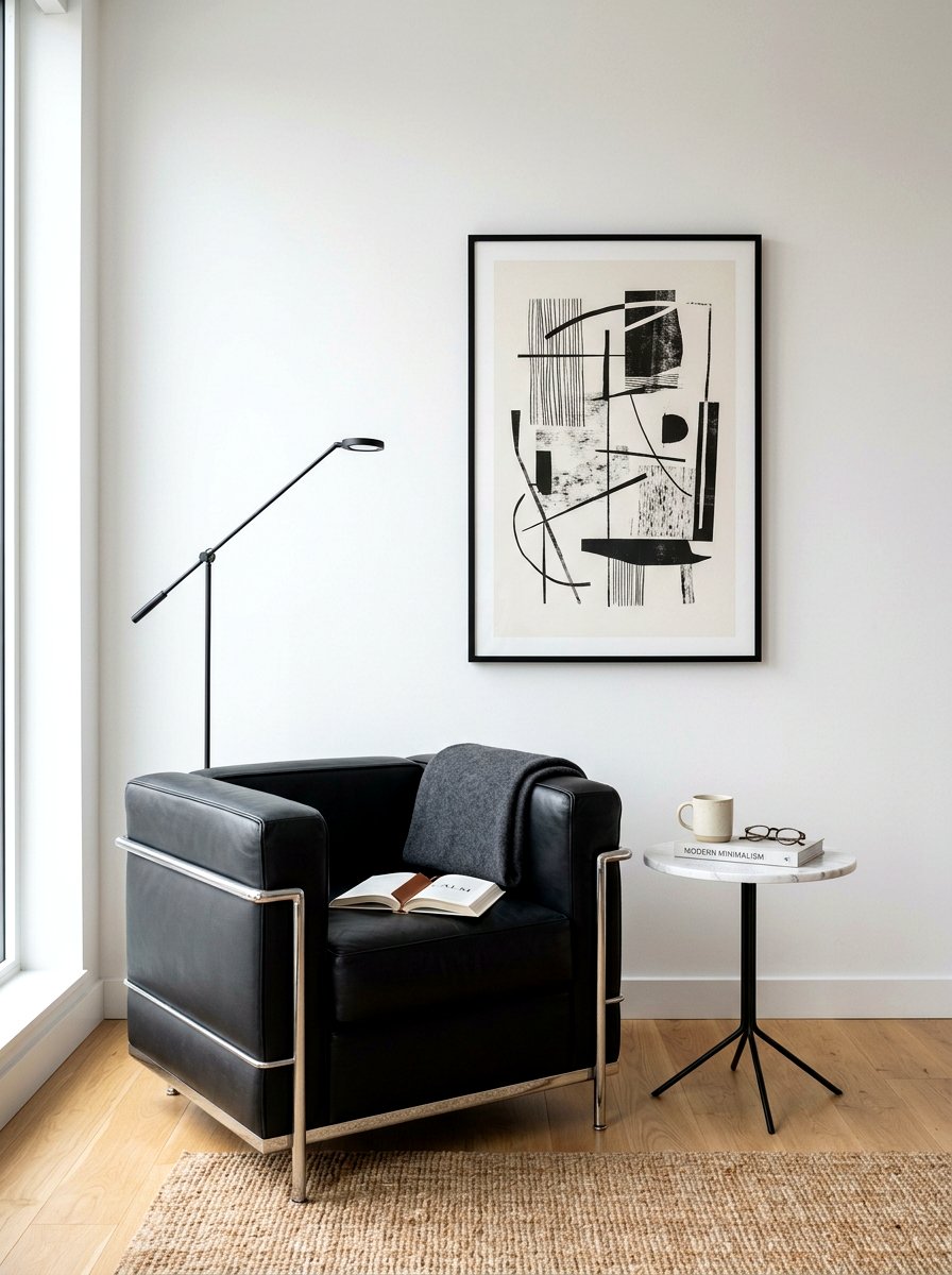 Modern Minimalist Reading Nook - 30 reading nook ideas
