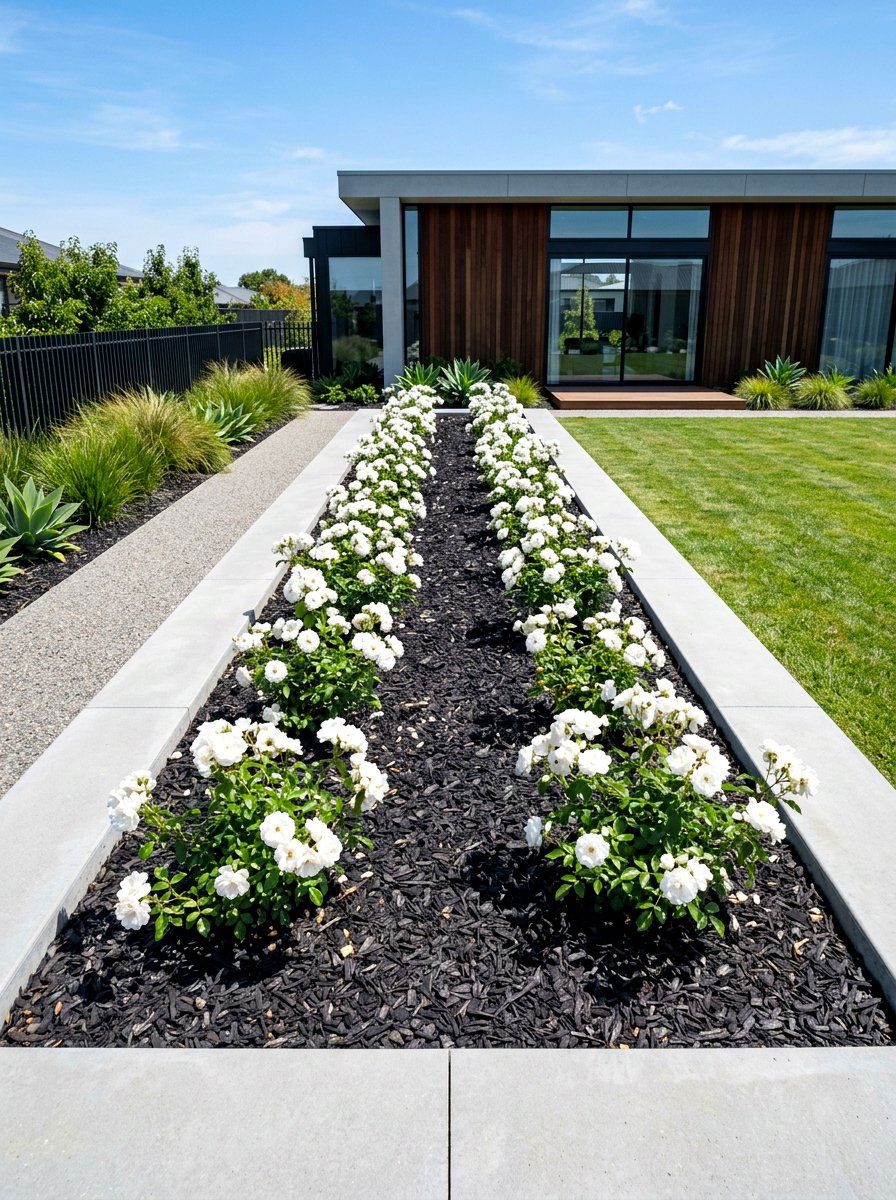 Modern Minimalist Rose - 30 rose garden ideas