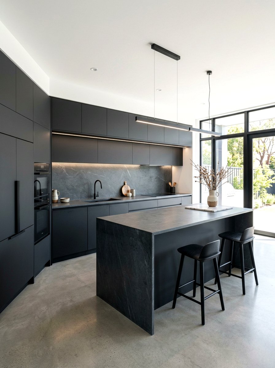 Modern Minimalist Soapstone Kitchen - 30 soapstone kitchen ideas
