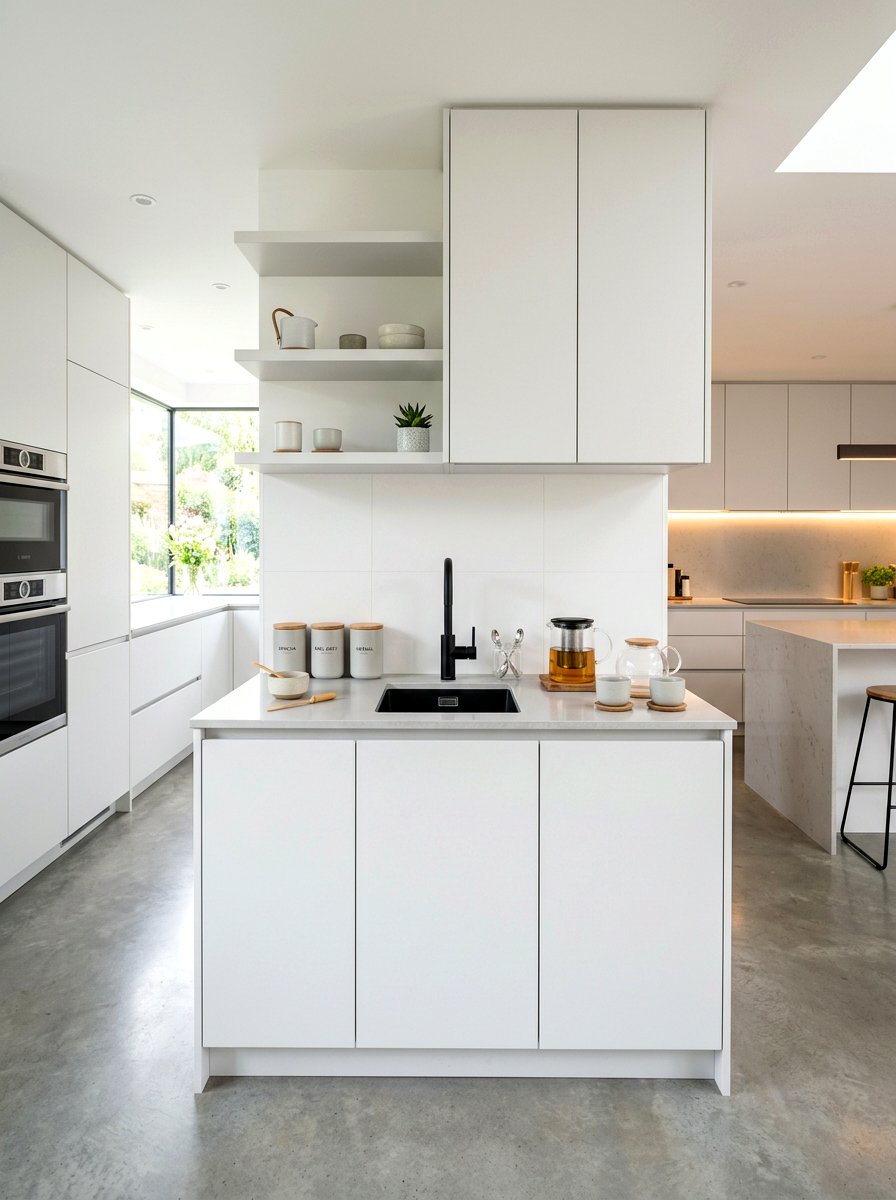 Modern Minimalist Tea Station - 30 tea party kitchen ideas