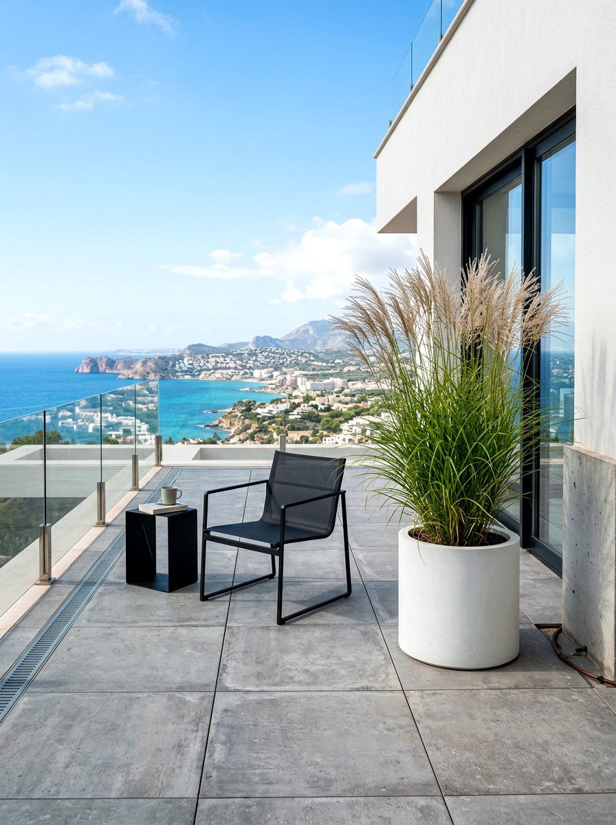 Modern Minimalist Terrace - 30 outdoor meditation corner ideas