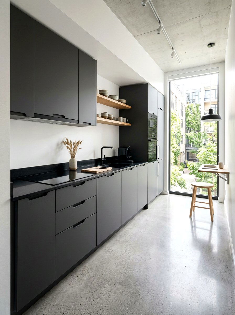 Modern Minimalist Tiny Kitchen - 30 tiny house kitchen ideas