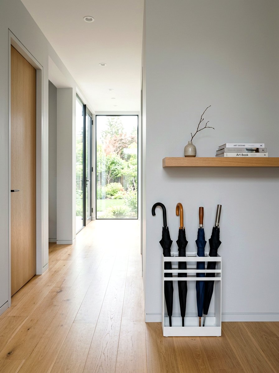 Modern Minimalist Umbrella Holder - 30 umbrella stand ideas