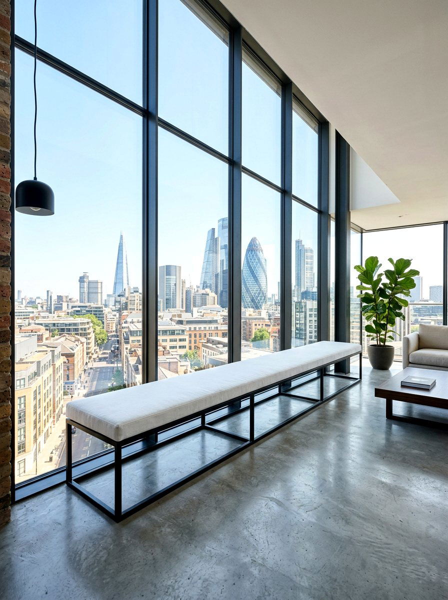 Modern Minimalist Window Seat - 30 window seat ideas