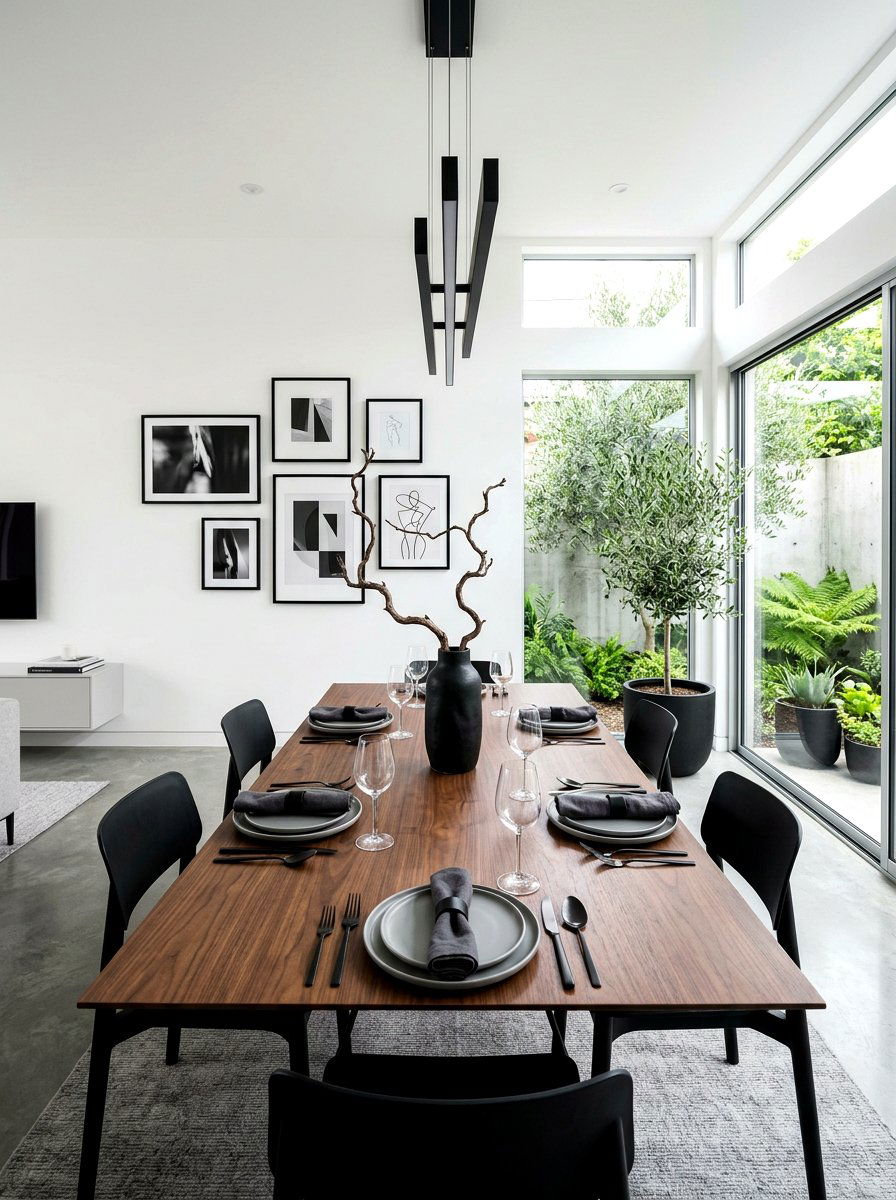 Modern Minimalist - 30 formal table setting ideas