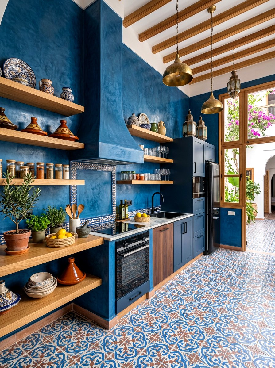 Modern Moroccan Kitchen - 30 tadelakt kitchen ideas