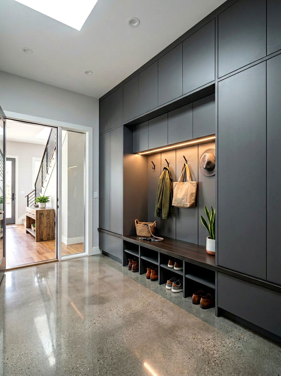 Modern Mudroom Cabinets - 30 mudroom storage ideas