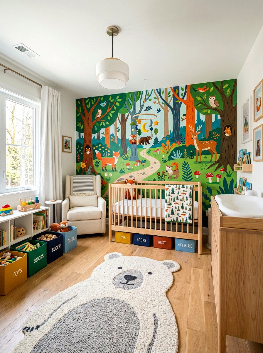 Modern Nursery - 30 playful apartment decor ideas