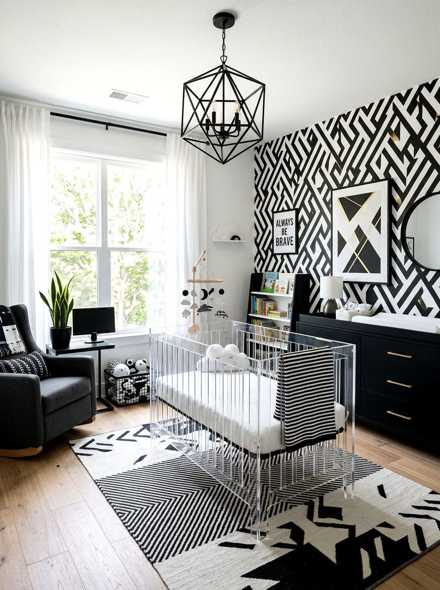 Modern Nursery - 30 viral nursery ideas