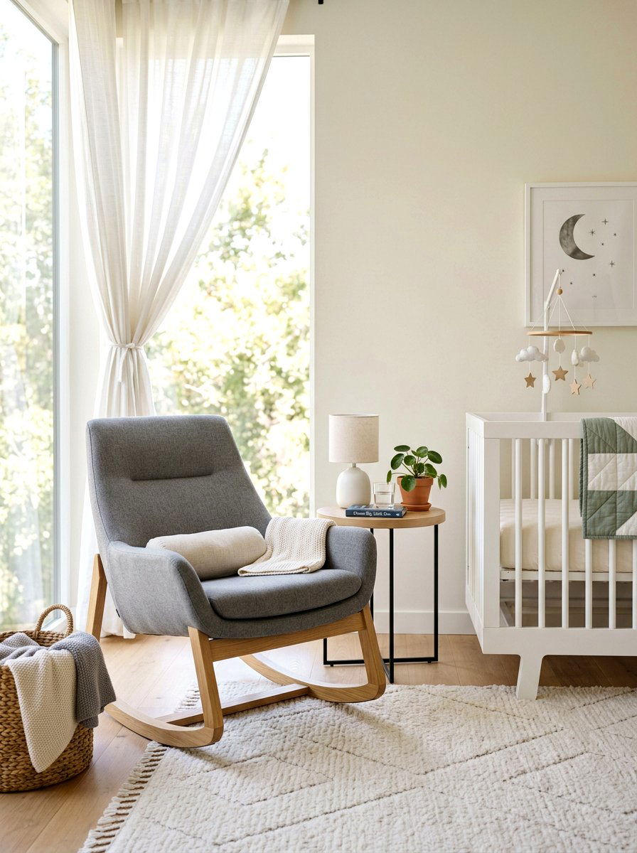 Modern Nursery Rocker - 30 creative kids room ideas