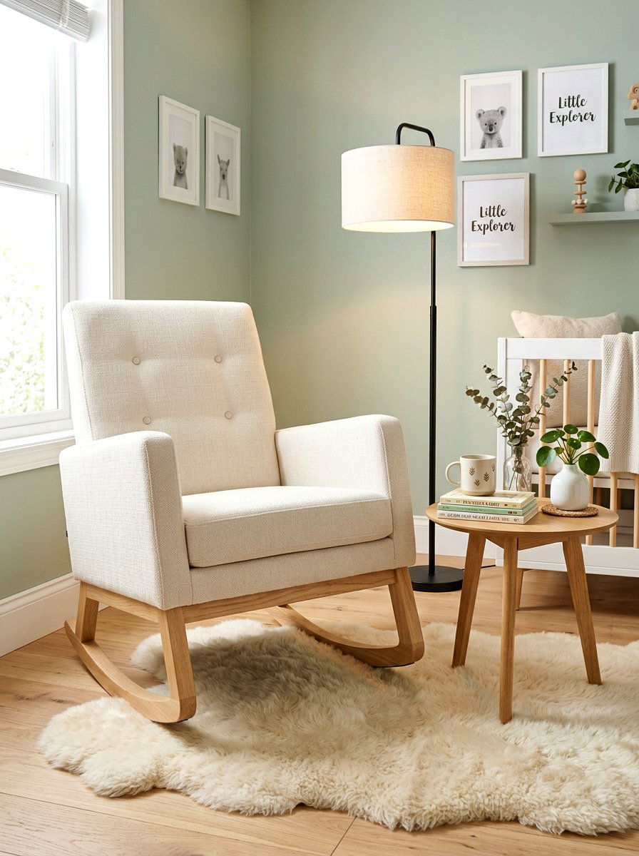 Modern Nursery Rocking Chair - 30 Scandinavian nursery ideas
