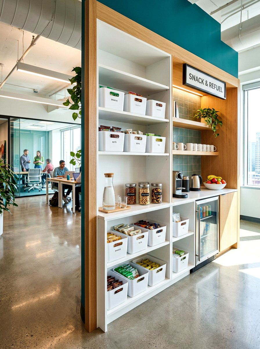Modern Office Snack Area - 30 snack station ideas
