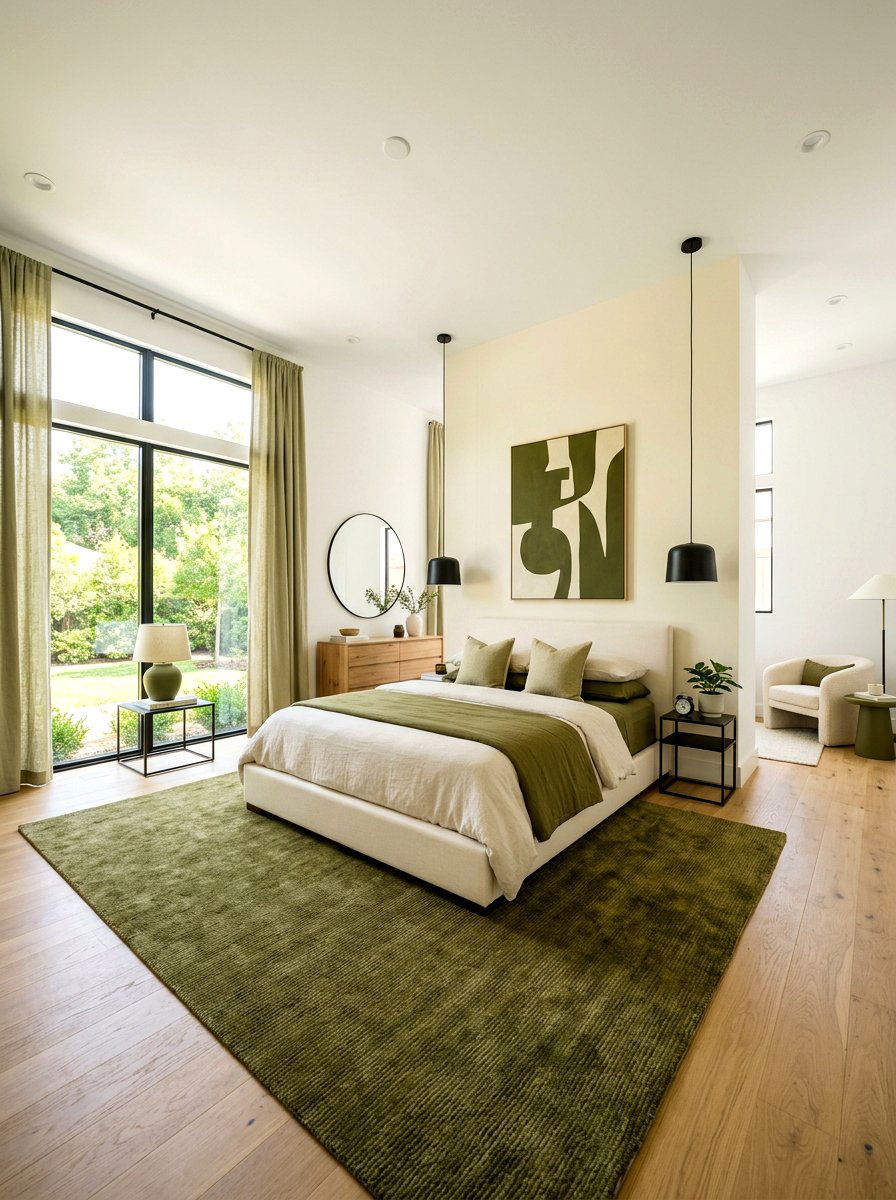 Modern Olive And Cream Master Bedroom - 30 olive and cream bedroom ideas
