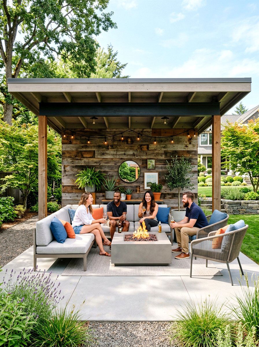 Modern Open Air Shed - 30 modern shed ideas