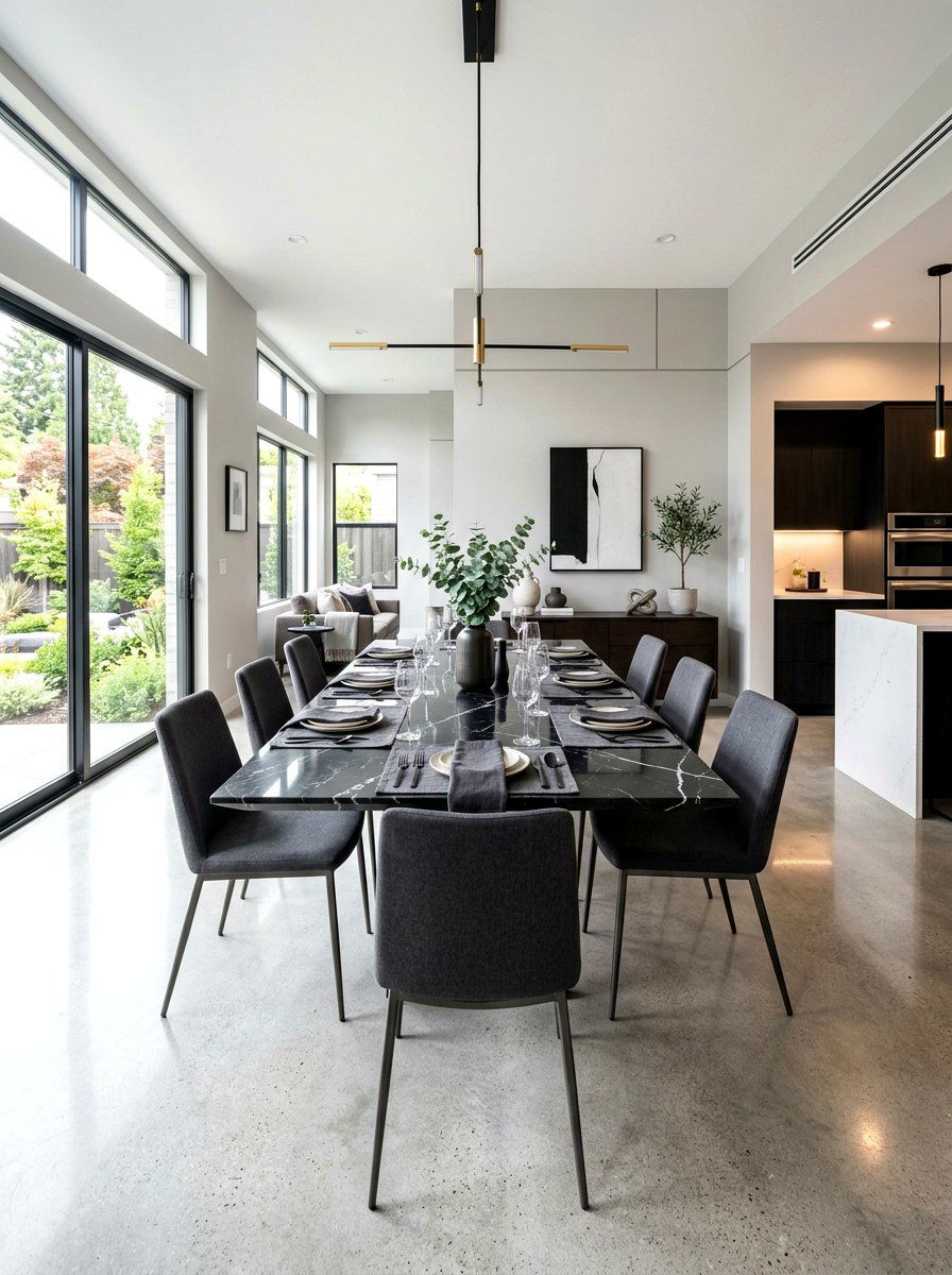 Modern Open Concept Dining Room - 30 open dining room ideas