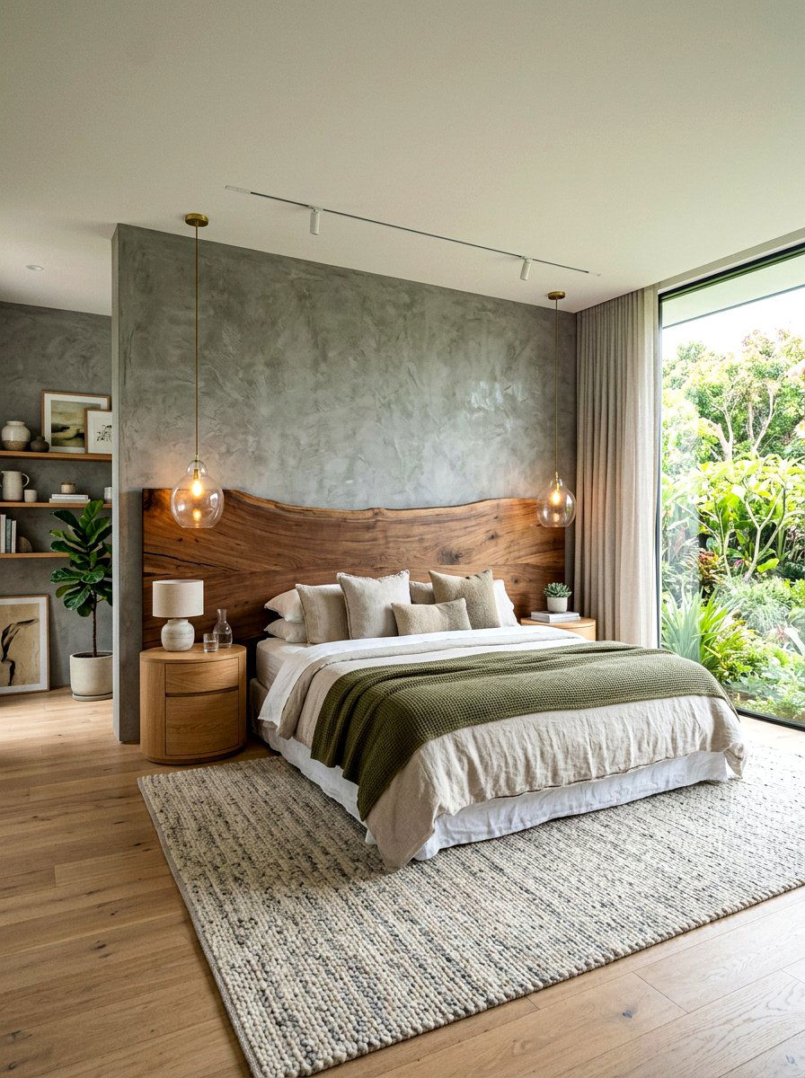Modern Organic Bedroom - 30 serene bedroom ideas