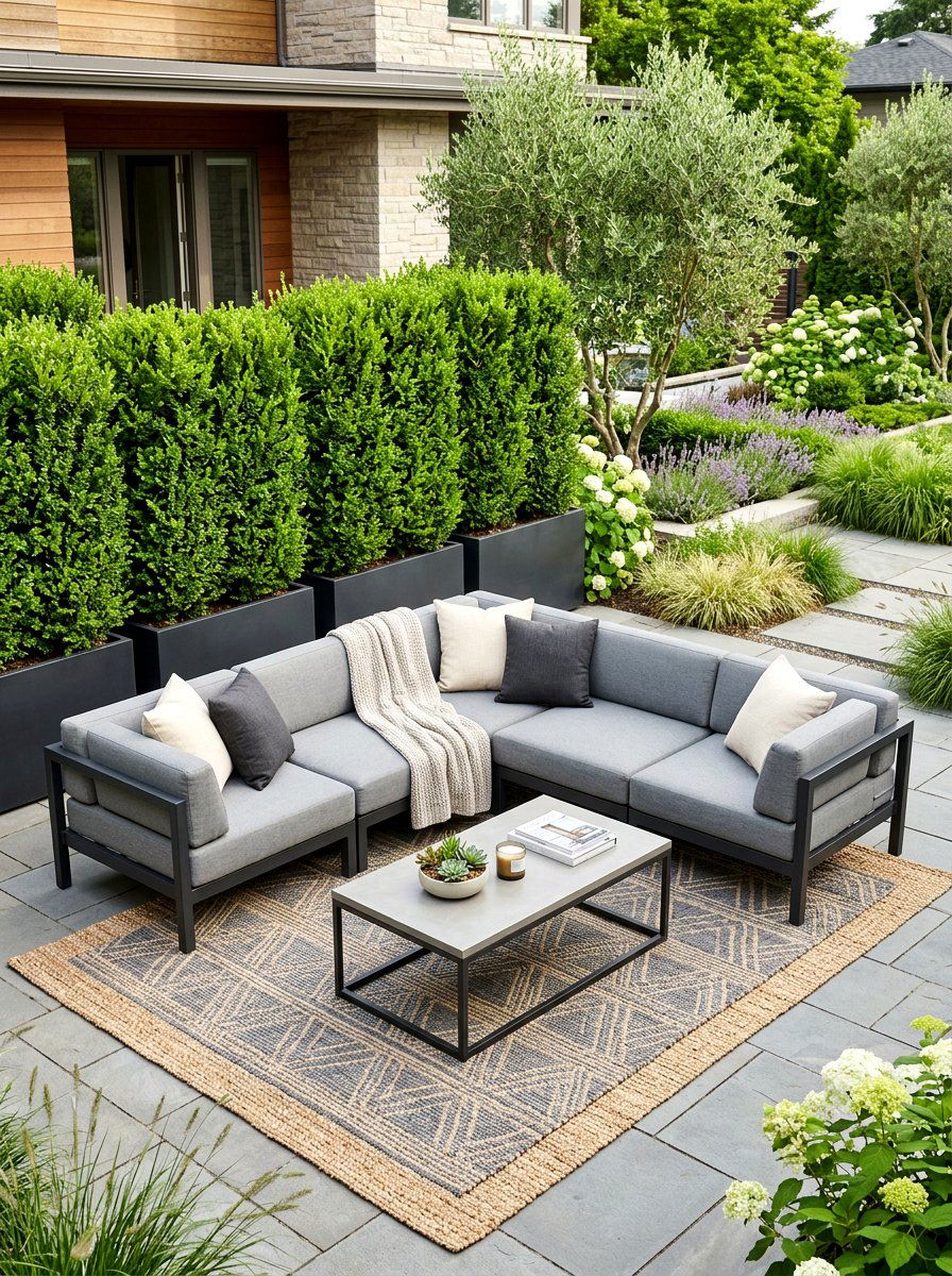 Modern Patio Seating - 30 rooftop garden ideas