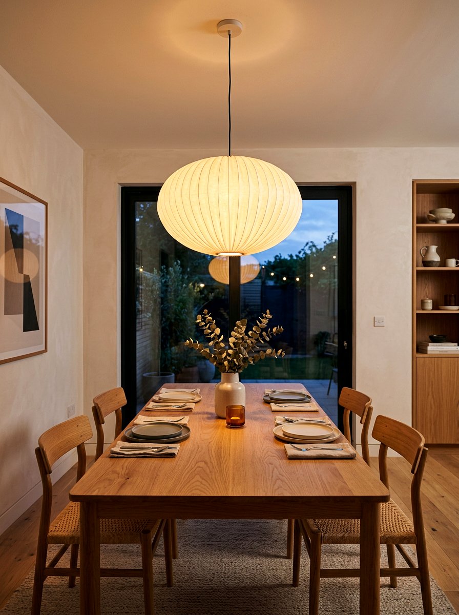 Modern Pendant Light - 30 warm minimalist home ideas