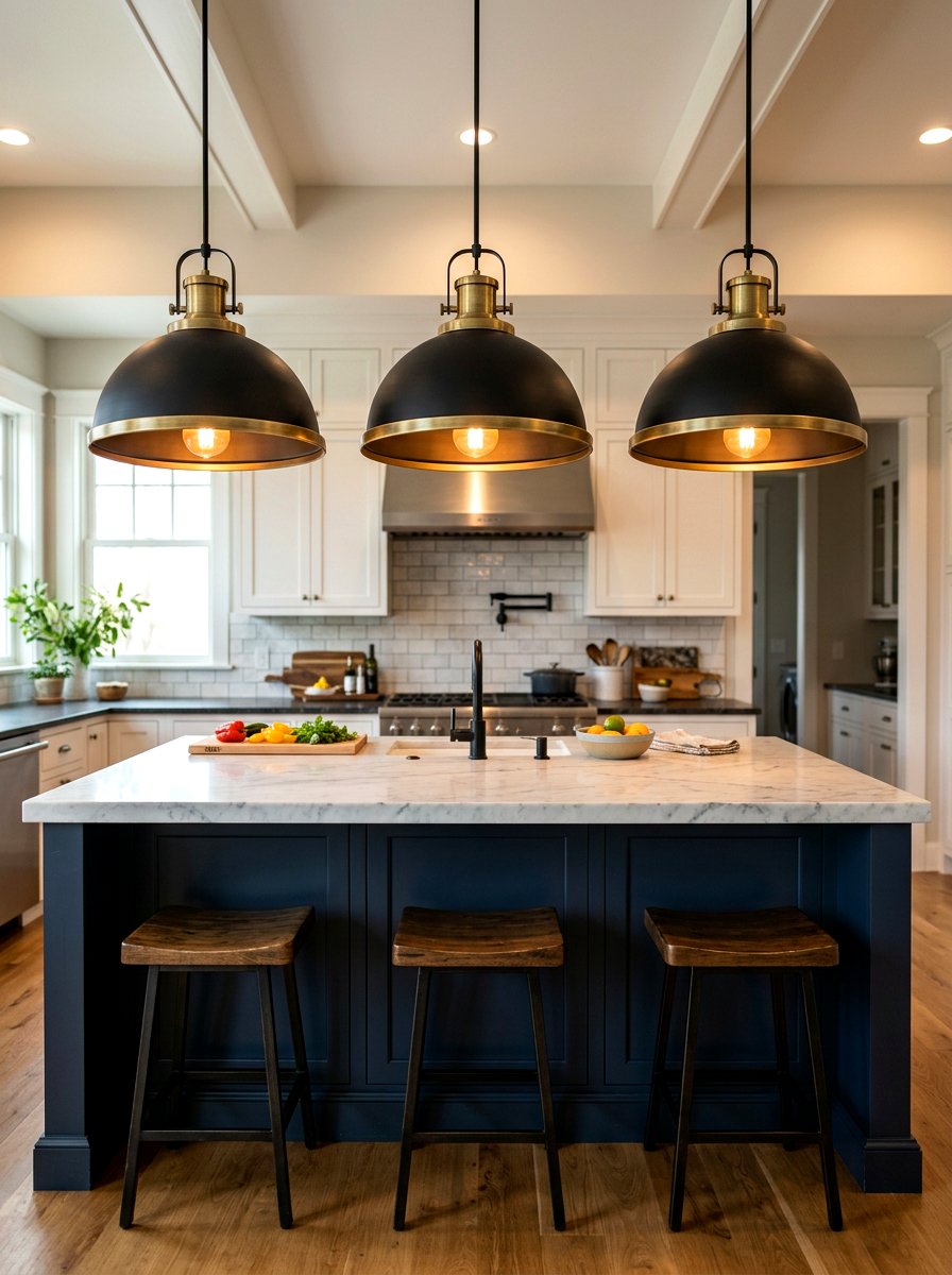 Modern Pendant Lighting - 30 kitchen remodel ideas