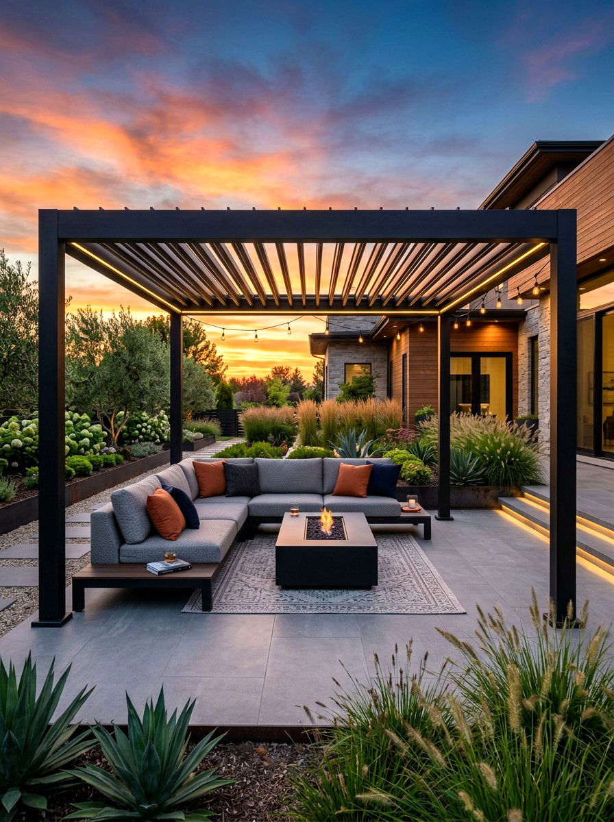 Modern Pergola Design - 30 poolside lounge ideas