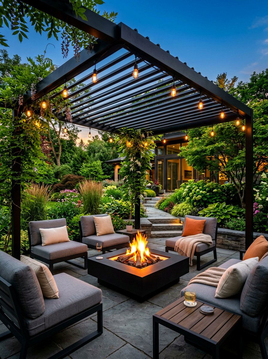 30 Modern Fire Pit Ideas for Cozy Nights and Clean Lines