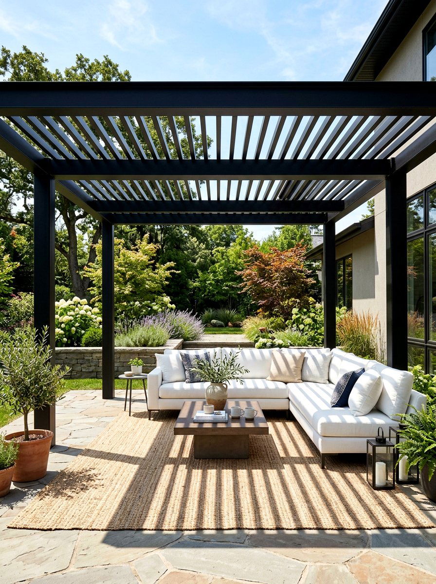 Modern Pergola Shade - 30 desert patio ideas