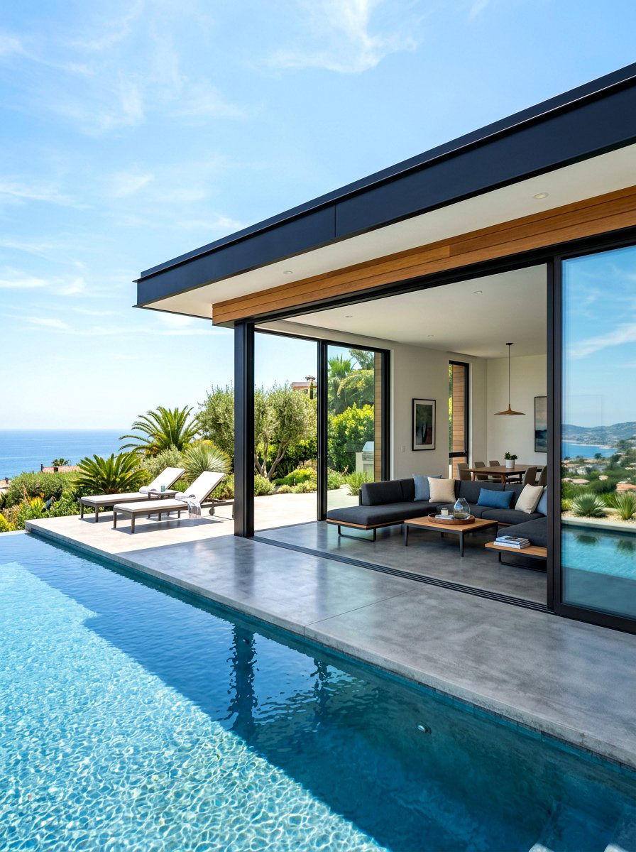 Modern Pool House - 30 pool house ideas