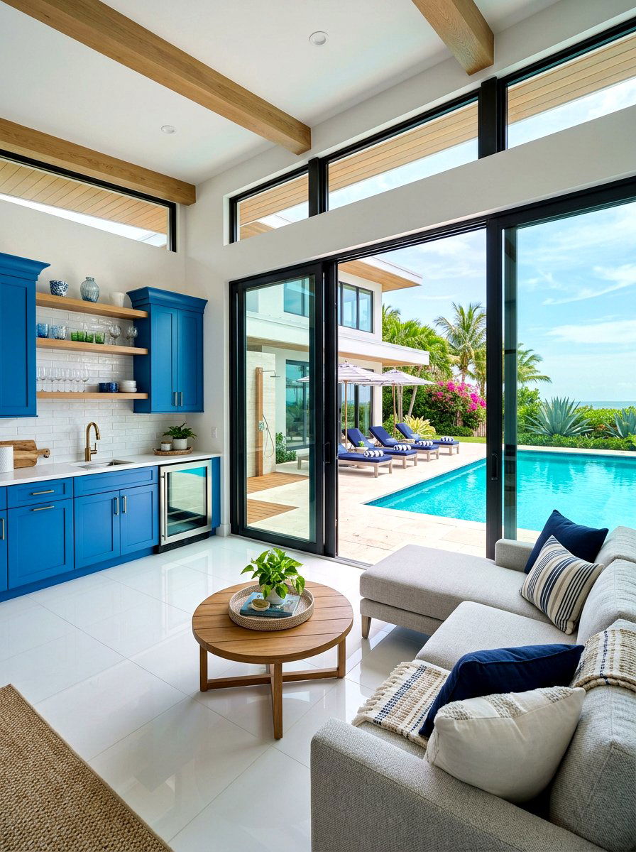 Modern Pool House - 30 backyard retreat shed ideas