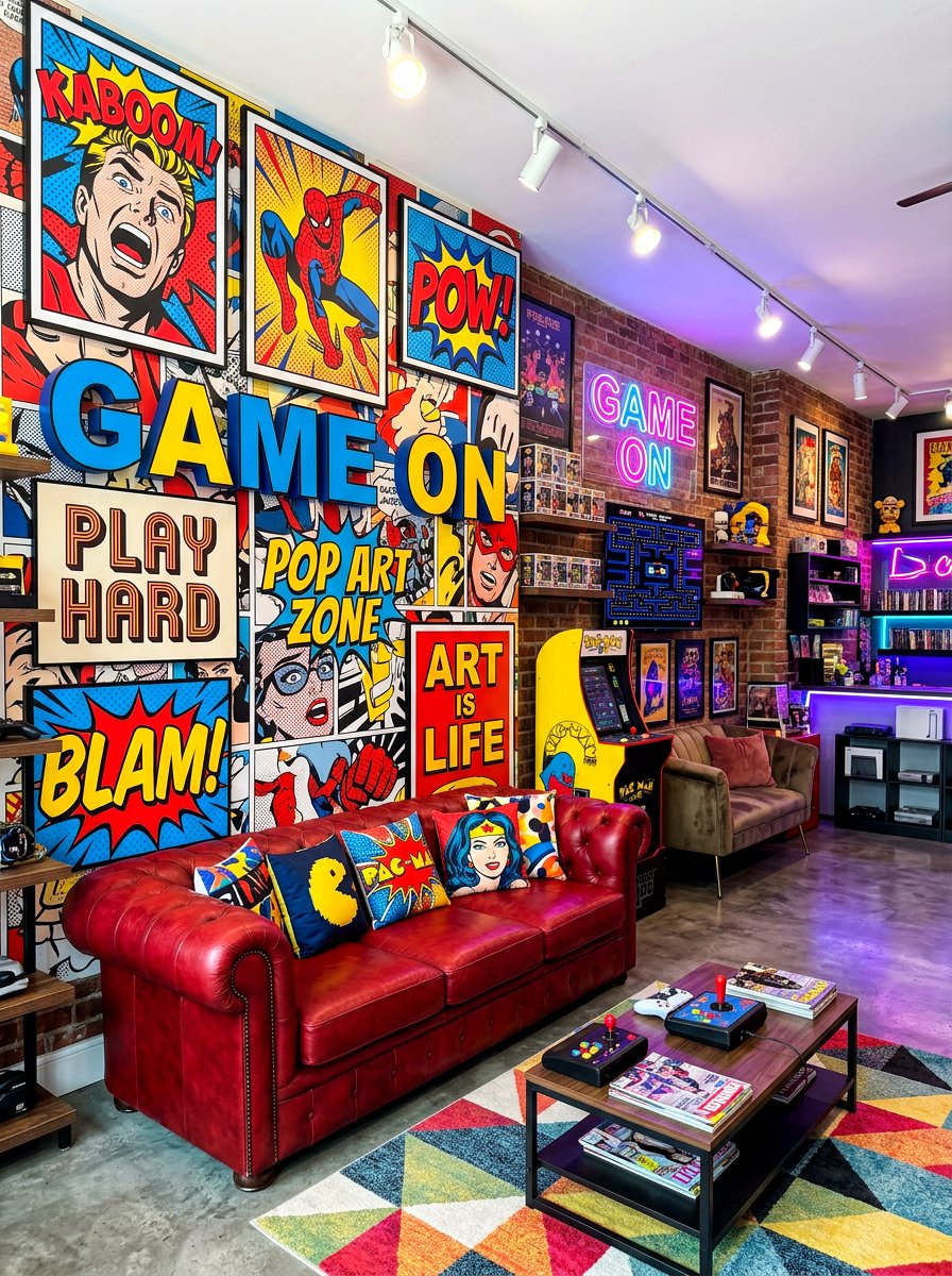 Modern Pop Art - 30 maximalist art wall ideas
