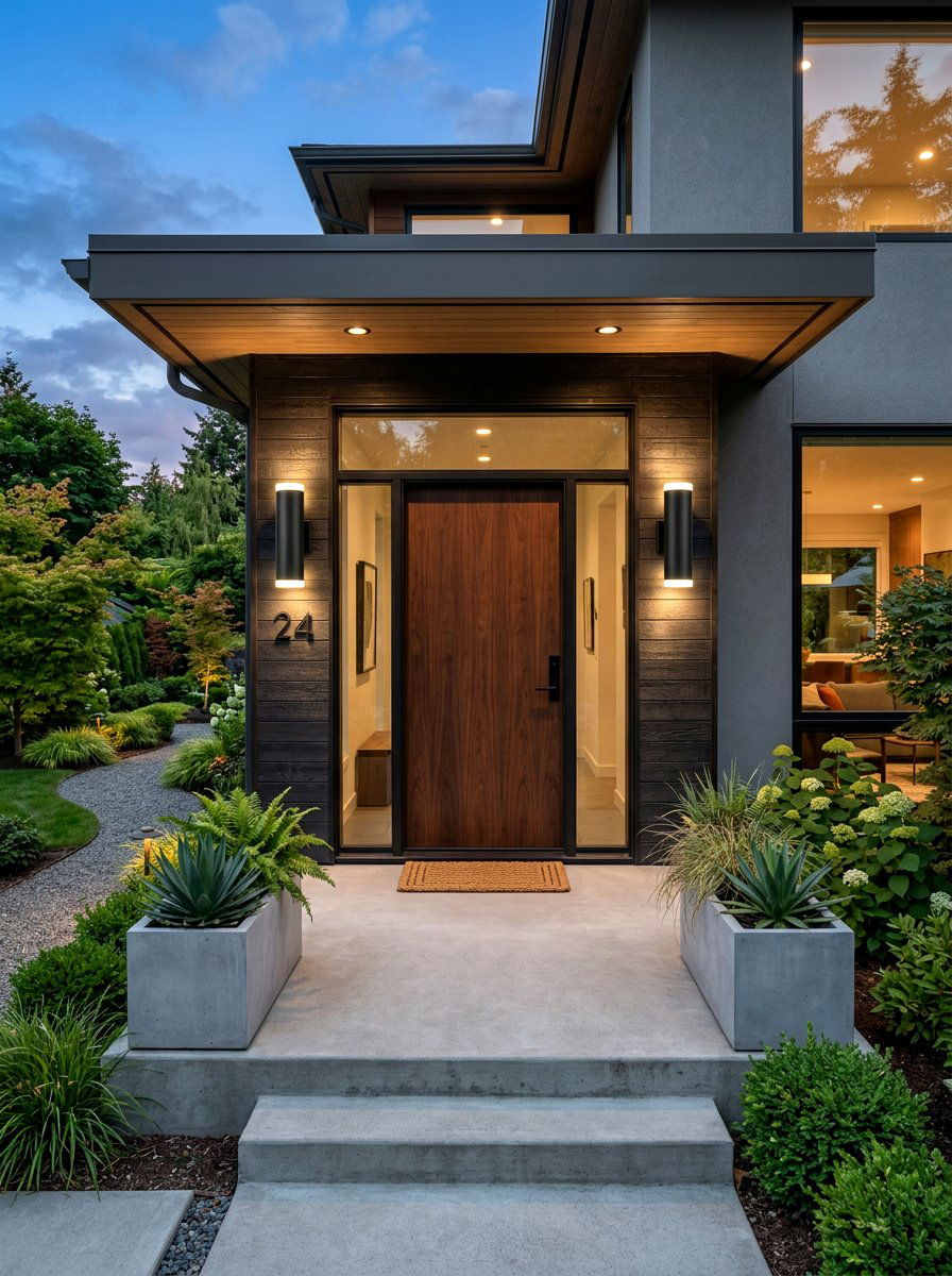 Modern Porch Sconce - 30 porch lighting ideas
