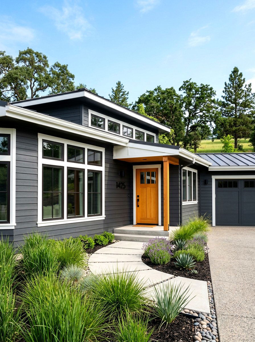 Modern Ranch House Exterior Paint Colors - 30 ranch house curb appeal ideas