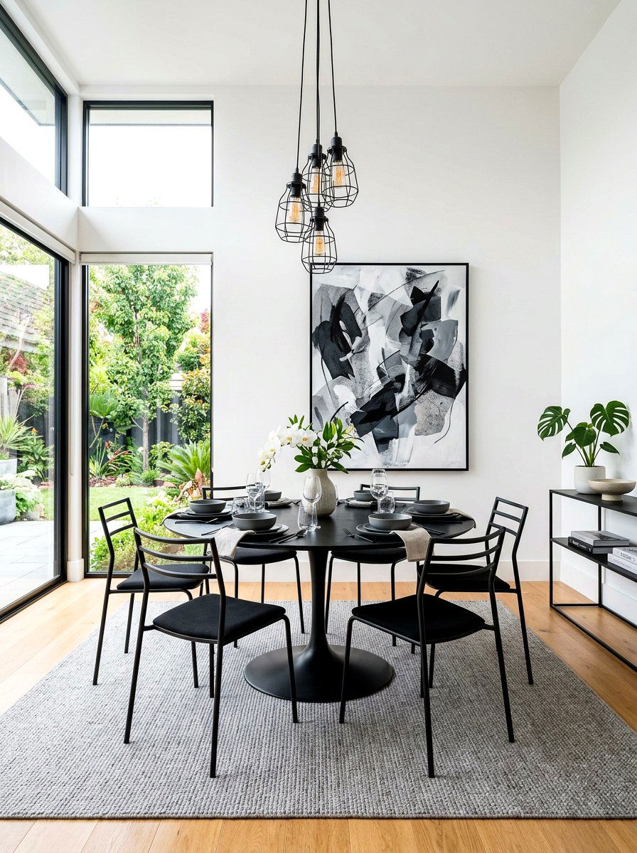 Modern Round Dining Room - 30 round dining room ideas