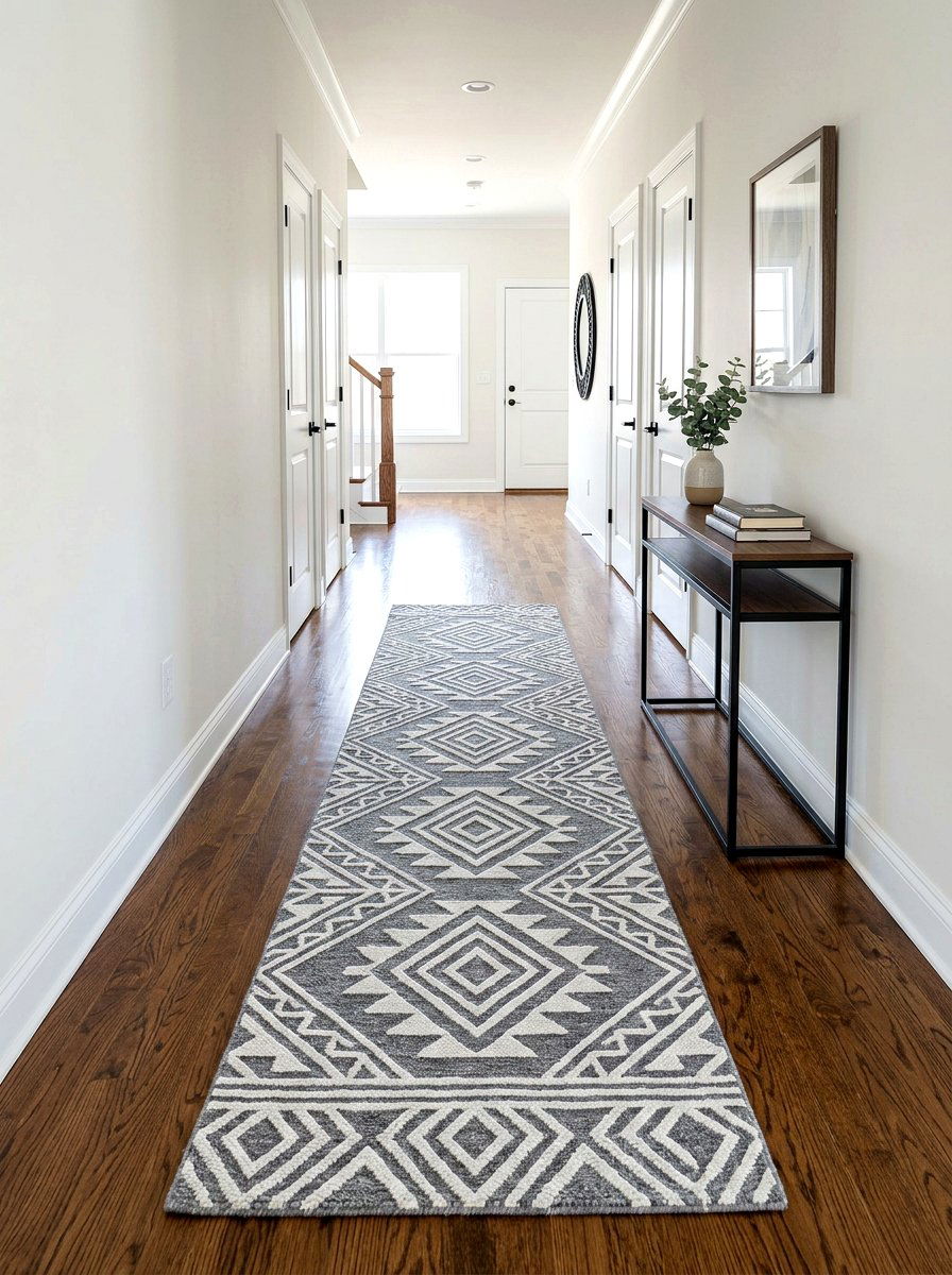 Modern Runner Rug - 30 modern entryway ideas