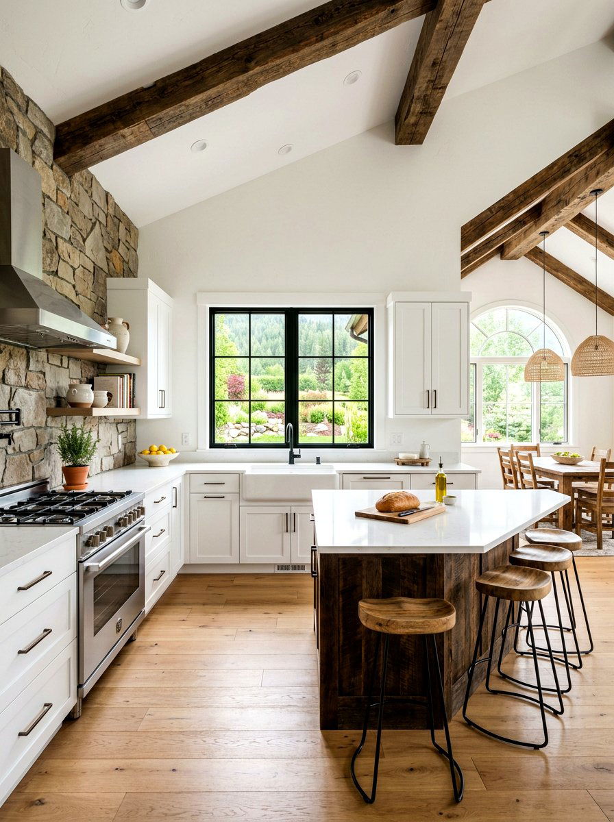 Modern Rustic Kitchen - 30 Scandinavian kitchen ideas