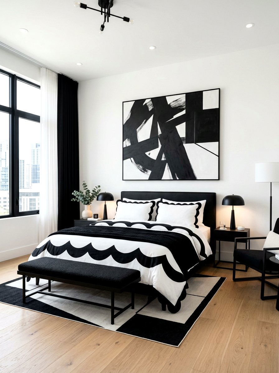 Modern Scalloped Bedding - 30 scalloped bedding ideas