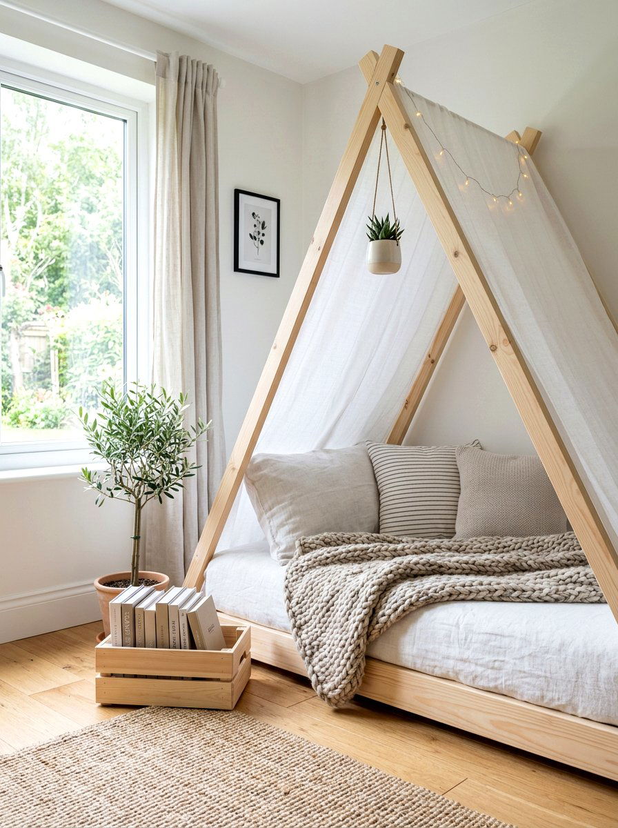 Modern Scandi Nook - 30 kids reading den ideas