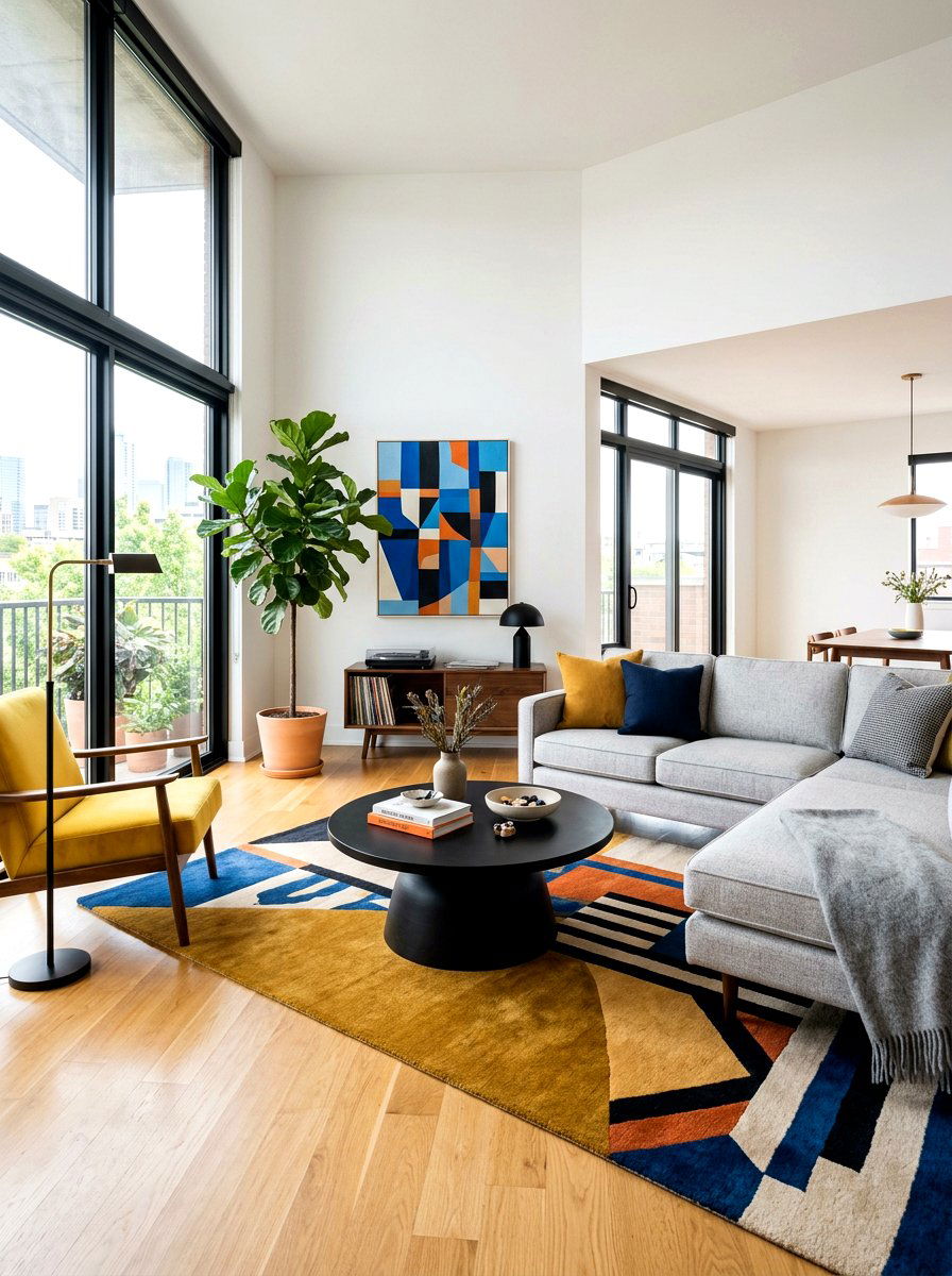 Modern Sectional With Coffee Table - 30 sectional layout ideas