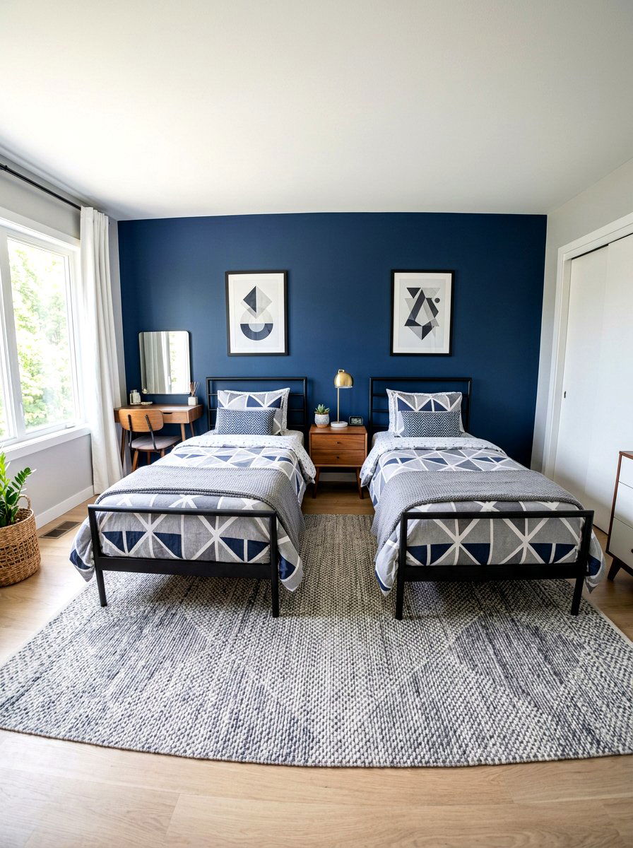 Modern Shared Bedroom - 30 girls shared bedroom ideas