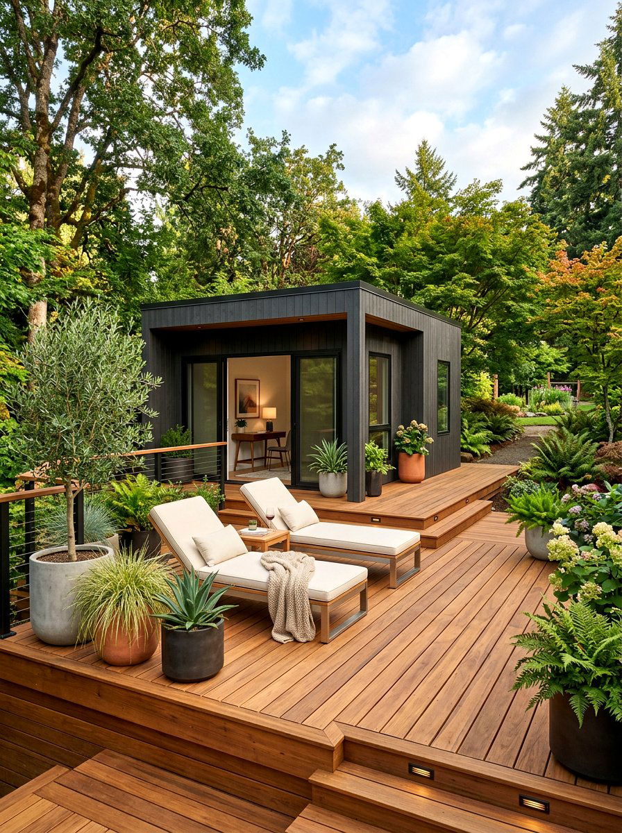 Modern Shed With Deck - 30 modern shed ideas