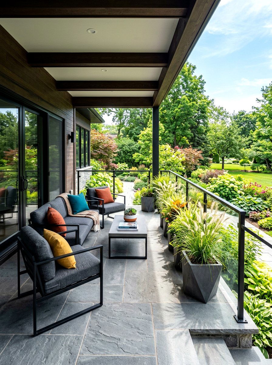 Modern Side Porch - 30 side porch ideas