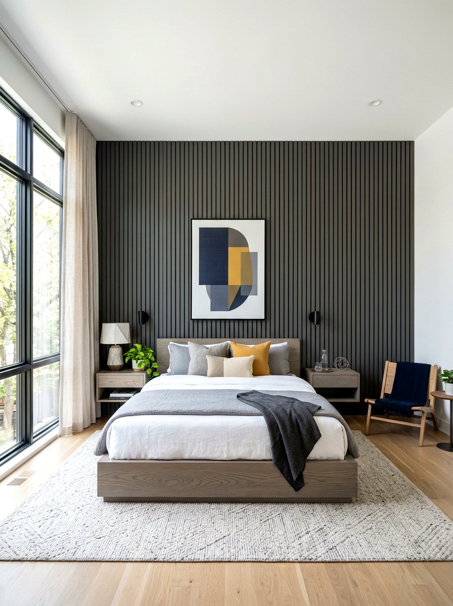 30 Slat Wall Headboard Ideas for a Texture-Rich Bedroom