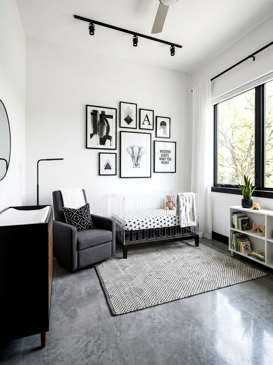 Modern Small Nursery - 30 small nursery layout ideas