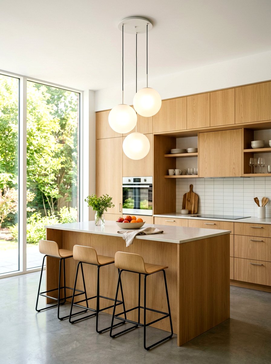 Modern Spherical Light - 30 kitchen lamp styling ideas