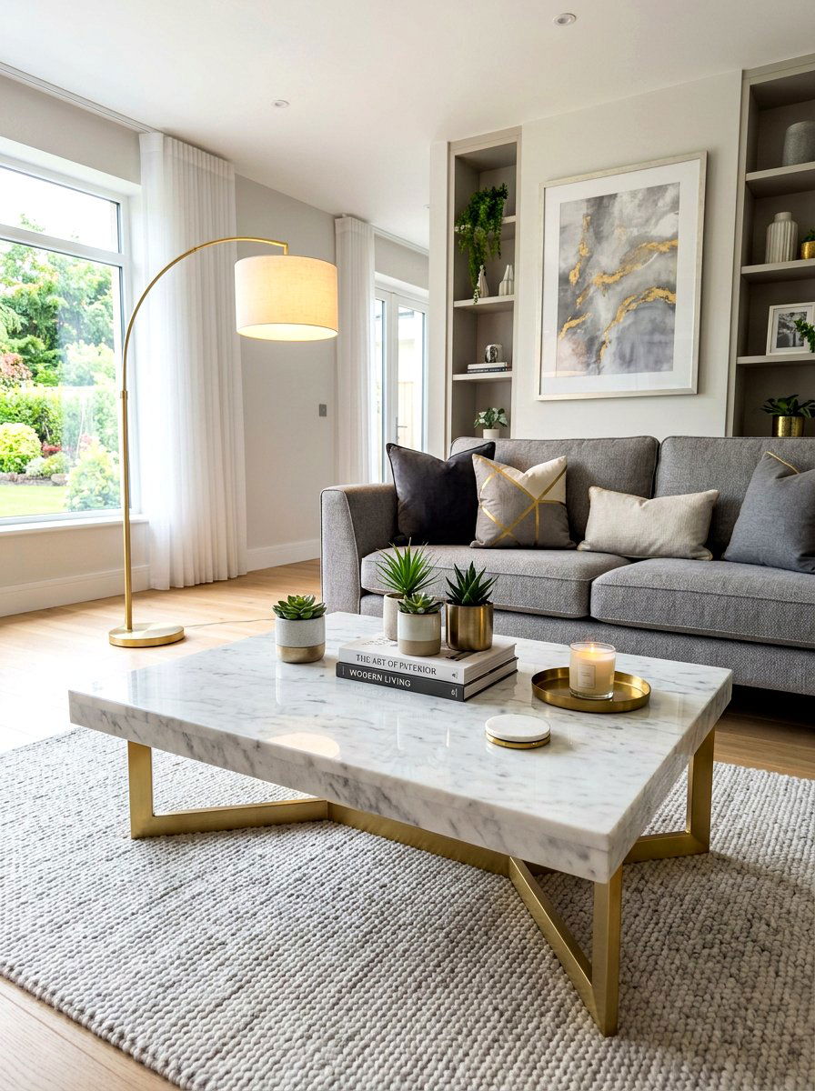 Modern Stone Coffee Table - 30 stone coffee table ideas