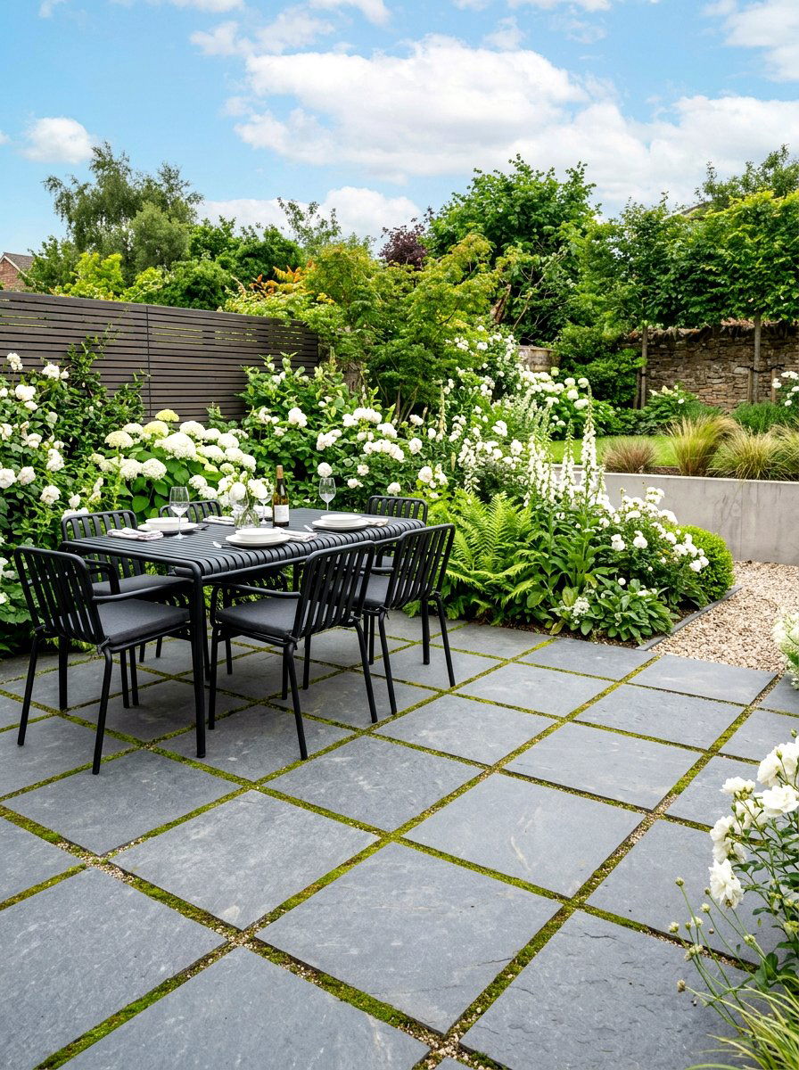 Modern Stone Pavers - 30 intimate patio ideas
