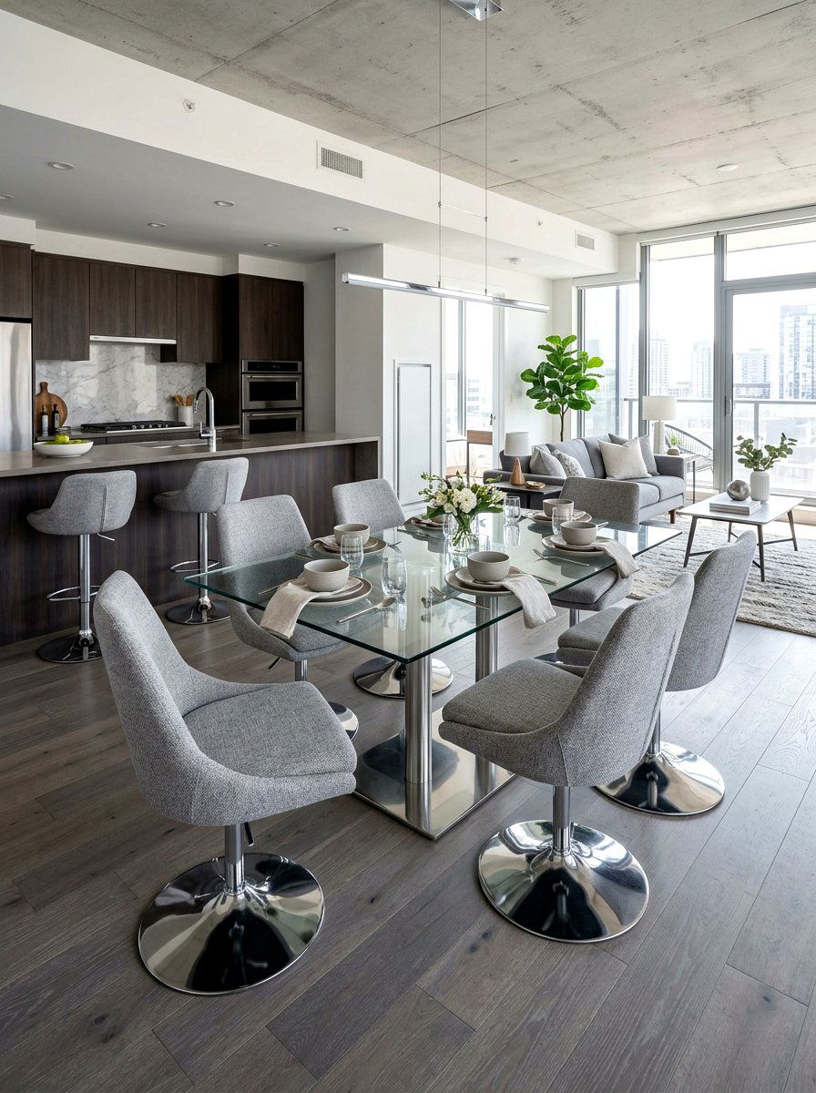 Modern Swivel Chairs - 30 statement dining chairs ideas