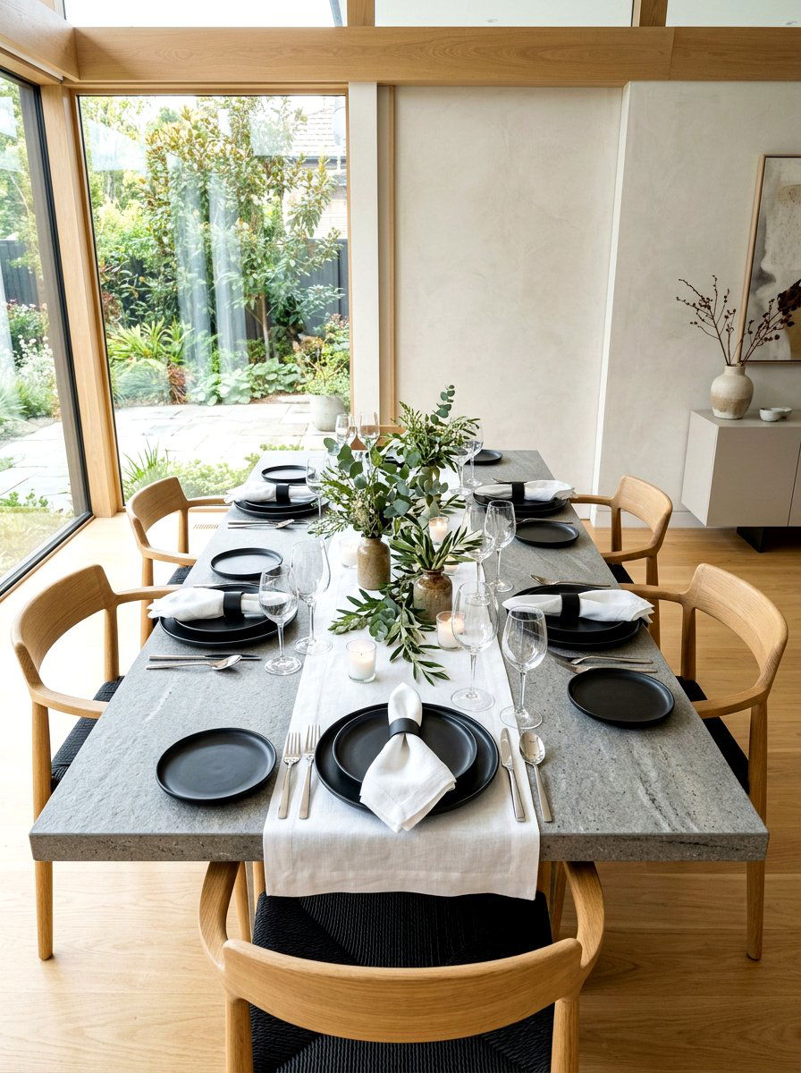 Modern Tablescape Arrangement - 30 supper club home ideas