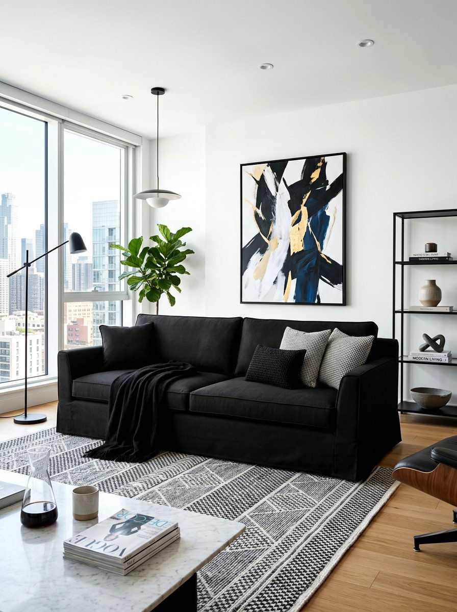 Modern Tailored Slipcovered Sofa - 30 slipcovered sofa ideas