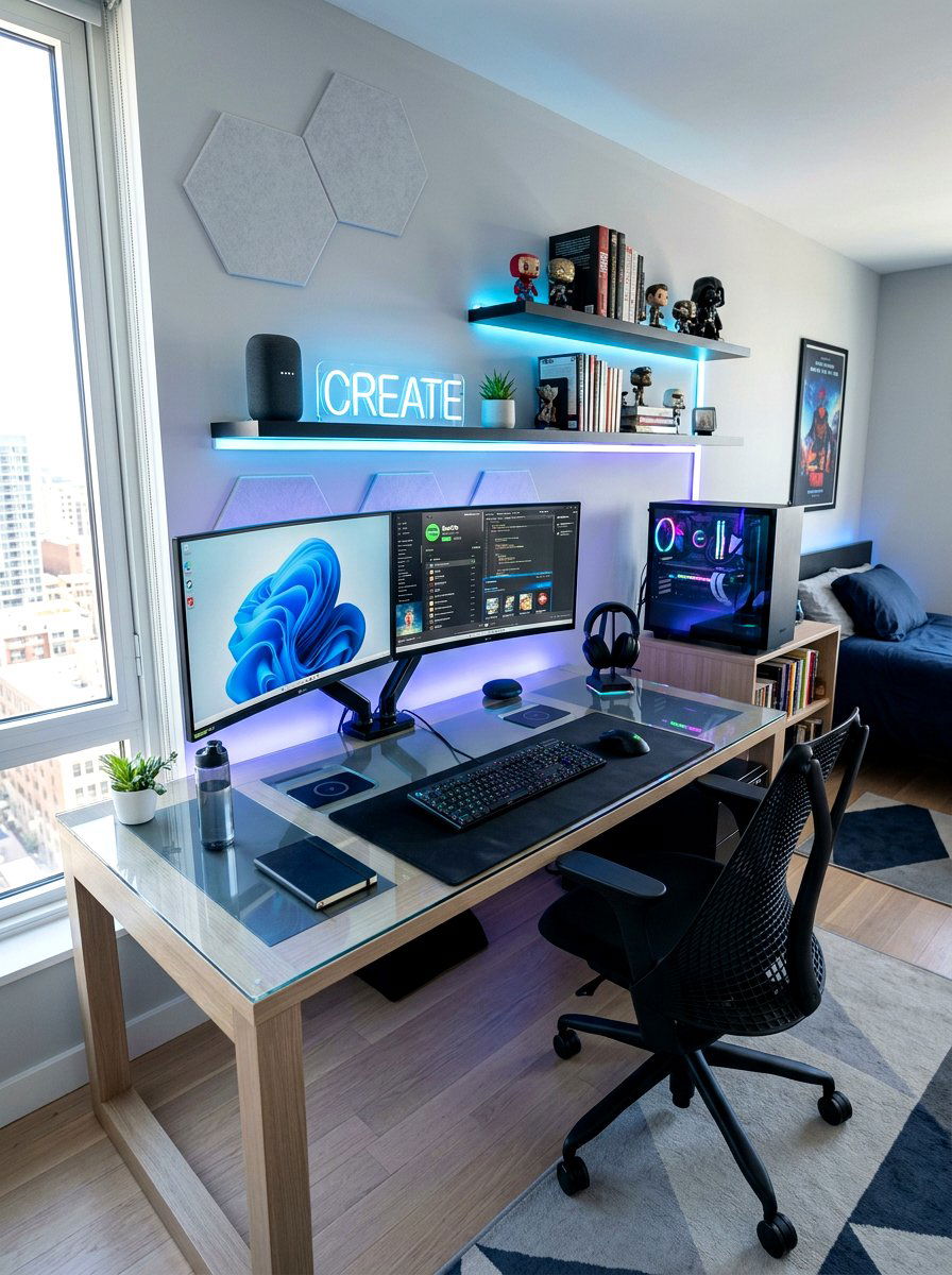 Modern Teen Workspace - 30 teen study room ideas